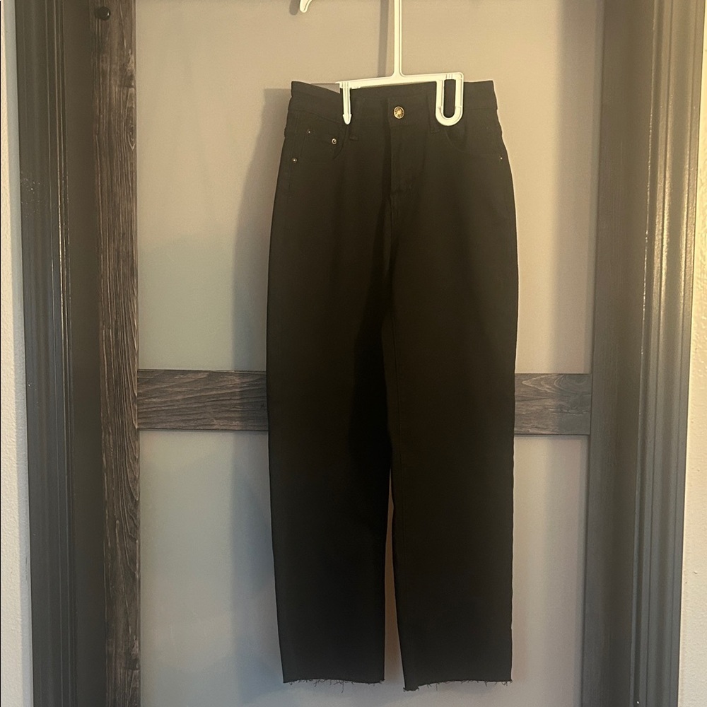 KDF Black Denim Pants Size 4